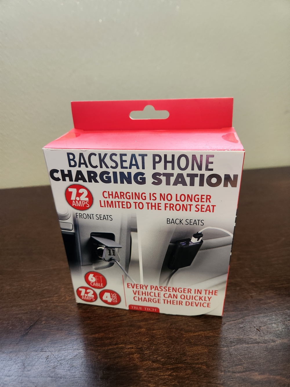 Backseat Phone Charging Station